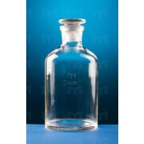 Folyadéküveg, szűk nyakú, fehér, többféle méretben