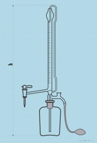 Automata pellet büretta, 50 ml