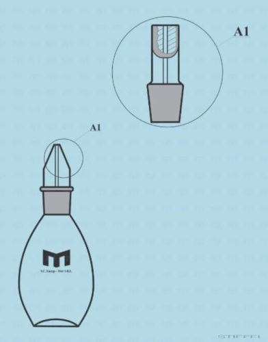 Gay-Lussac piknométer, 25 ml