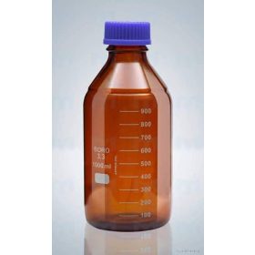   Reagens üveg, csavaros kupakkal, barna, többféle méretben