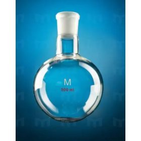   Gömblombik, kerek alj, NS csiszolattal, 1 nyakú, többféle méretben