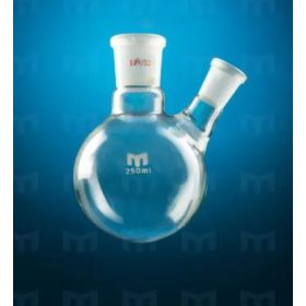   Gömblombik, kerek alj, NS csiszolattal, 2 nyakú, többféle méretben