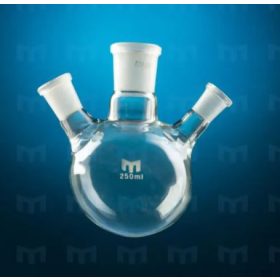   Gömblombik, kerek alj, NS csiszolattal, 3 nyakú, többféle méretben