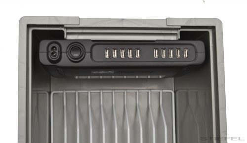 PowerTray Deep - Tablet töltő fiók, mély, 10 db tablethez