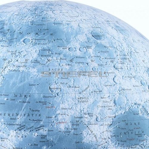 HOLD Gömb - 30cm, fémtalpas, világító