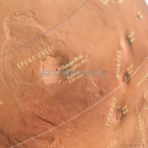 MARS Gömb - 30cm, körtalpas, világító