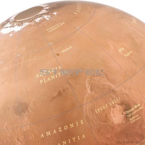 MARS Gömb - 30cm, körtalpas, világító