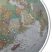 COLUMBUS SWAROVSKI DUO ALBA, világítós, akril földgömb, Swarovski kövekkel, rozsdamentes acél talppal és meridiánnal