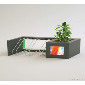   Wheel Modul Okospad fa ülőfelülettel vagy növénytartóval