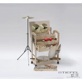 Hangszerkészlet gurulós állvánnyal