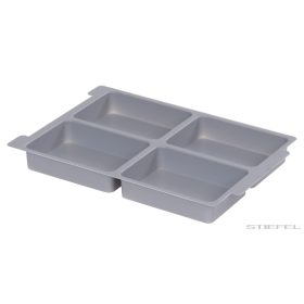   F1 fiókba illeszthető 4 részes tároló betét  (6 db/csomag)