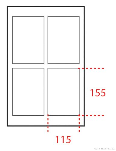 F1 fiókba illeszthető 4 részes tároló betét  (6 db/csomag)
