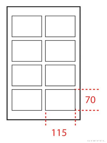F1 fiókba illeszthető 8 részes tároló betét (5 db/csomag)