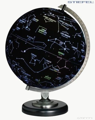 Földgömb day & night kivilágítható politikai és csillagászati 30 cm