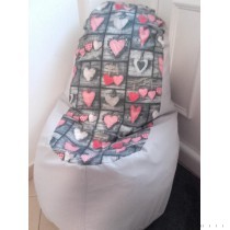 Babzsák gyerekeknek, mintás fotel fazon