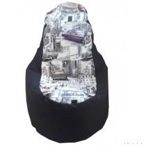 Babzsák tiniknek, mintás fotel fazon