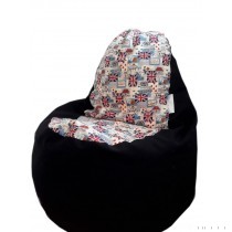 Babzsák tiniknek, mintás fotel fazon