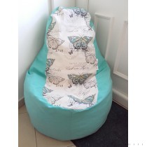 Babzsák tiniknek, mintás fotel fazon