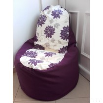 Babzsák felnőtteknek, mintás fotel fazon