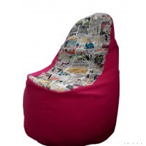 Babzsák felnőtteknek, mintás fotel fazon