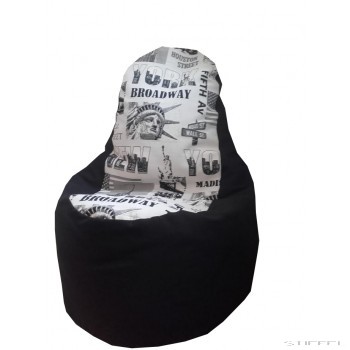 Babzsák felnőtteknek, mintás fotel fazon