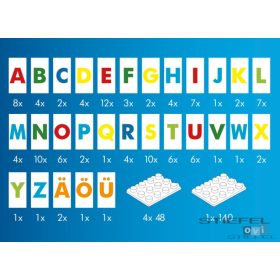 Betűk és szavak tanulása építőkészlettel