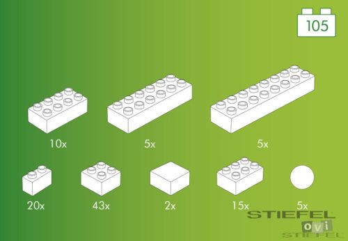 Fehér építőkészlet