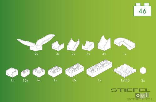 Bölcsőcsúszda építőkészlet