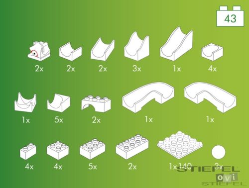 Kapcsoló kiegészítő elem építőkészlethez