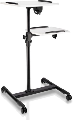 Laptop/projektor tartó guruló médiaállvány