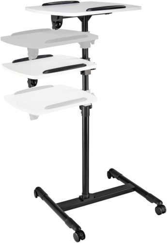 Laptop/projektor tartó guruló médiaállvány