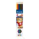 Színes ceruza készlet, hatszögletű, ICO "Creative Kids", 6 különböző szín