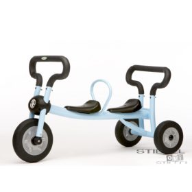 Kék futótricikli 'aktív', 2 üléses