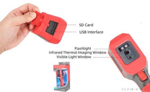 Alap COVID beléptető csomag: IQ Thermal Imager - Érintés mentes infravörös testhőkamera tripod állvánnyal