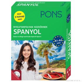PONS Nyelvtanfolyam Kezdőknek SPANYOL + ONLINE