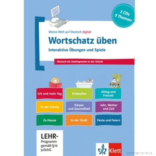 Meine Welt auf Deutsch:Wortschatz üben Interaktive Übungen und Spiele 3 CD-ROMs + Booklet