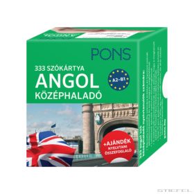 PONS Szókártyák ANGOL KÖZÉPHALADÓ A2-B1 333 Szó