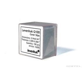 Levenhuk G100 fedőlemez, 24x24 mm (100 db)