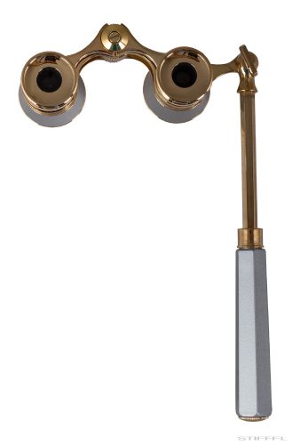 Levenhuk Broadway 325N színházi látcső (LED-lámpával ellátott ezüst színű lornyon)