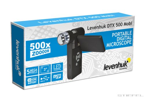 Levenhuk DTX 500 Mobi Digitális mikroszkóp, 20-500x