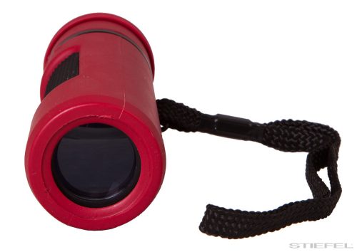 Bresser Topas 10x25 Egyszemes távcső, piros