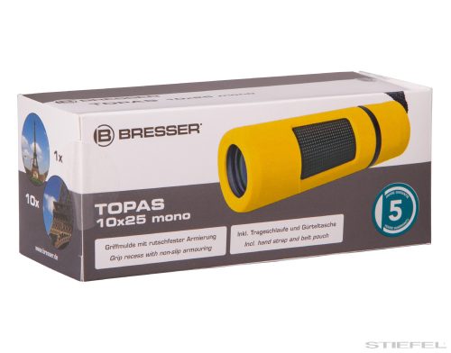 Bresser Topas 10x25 Egyszemes távcső, többféle