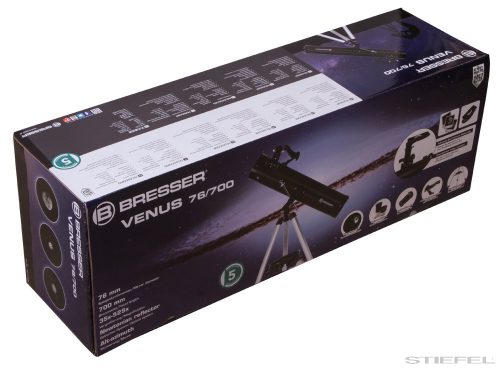 Bresser Venus 76/700 teleszkóp okostelefon-adapterrel