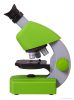 Bresser Junior Monokuláris mikroszkóp, 40-640x, zöld