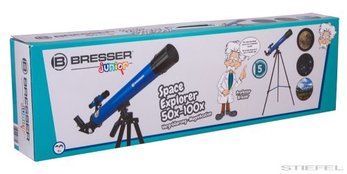 Bresser Junior Space Explorer 45/600 AZ teleszkóp, azúr