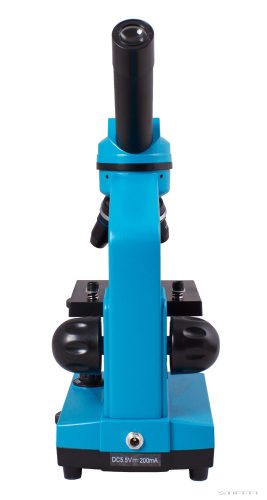 Levenhuk Rainbow 2L Monokuláris mikroszkóp, 40-400x, azúr