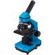 Levenhuk Rainbow 2L PLUS Monokuláris mikroszkóp, 64-640x, azúr