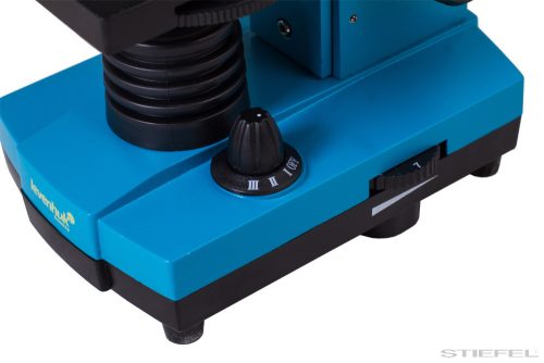 Levenhuk Rainbow 2L PLUS Monokuláris mikroszkóp, 64-640x, azúr