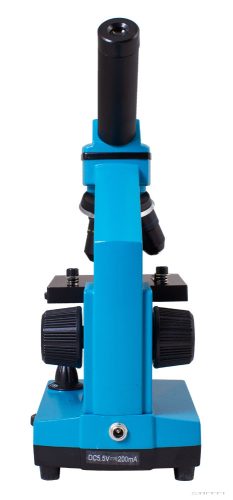 Levenhuk Rainbow 2L PLUS Monokuláris mikroszkóp, 64-640x, azúr