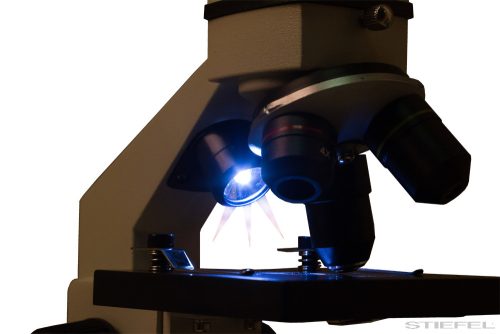 Levenhuk Rainbow 2L PLUS Monokuláris mikroszkóp, 64-640x, holdkő